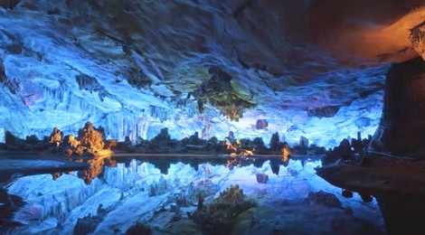 Kaklik Cave located near Denizli, also known as "Little Pamukkale"